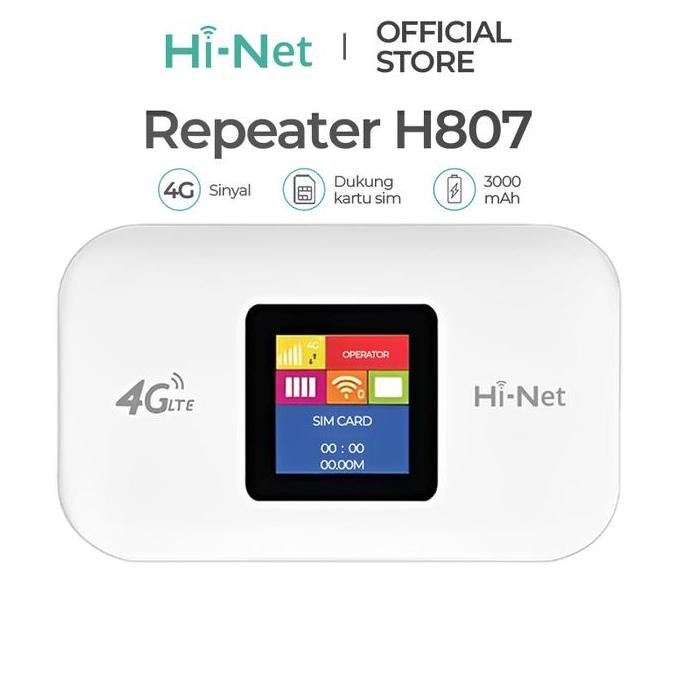 Jual NEW Hi-Net H807/H806/H806PRO Router WiFi Seluler 4G Berwarna Daya ...