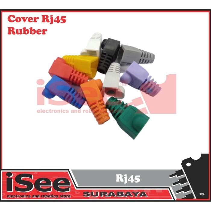 Jual Cover RJ45 Karet Pelindung RJ 45 Case Casing Rubber Plug Boot Cap ...