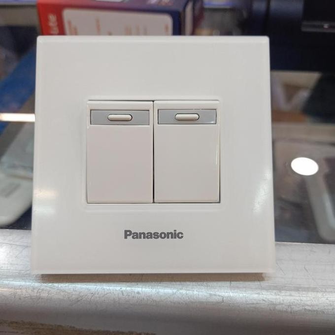 Jual Promo panasonic saklar seri style putih cw glass COD | Shopee ...