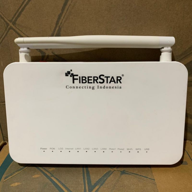 Jual ZTE V9 V3 F609 (Unit & Adaptor) FiberStar Port Biru GPON ONT ZXHN ...