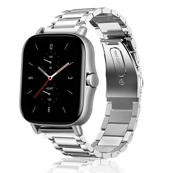 Jual Tali Strap Rantai Stainless Premium Smartwatch Amazfit Gts Bip Gtr ...