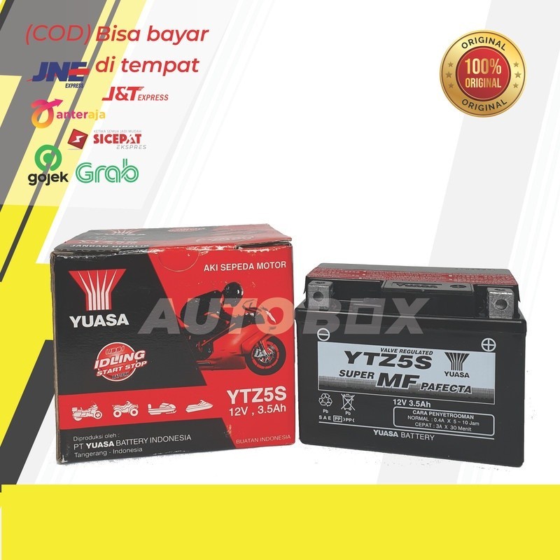 Jual Aki Motor Yamaha R15 Yuasa YTZ5S | Shopee Indonesia