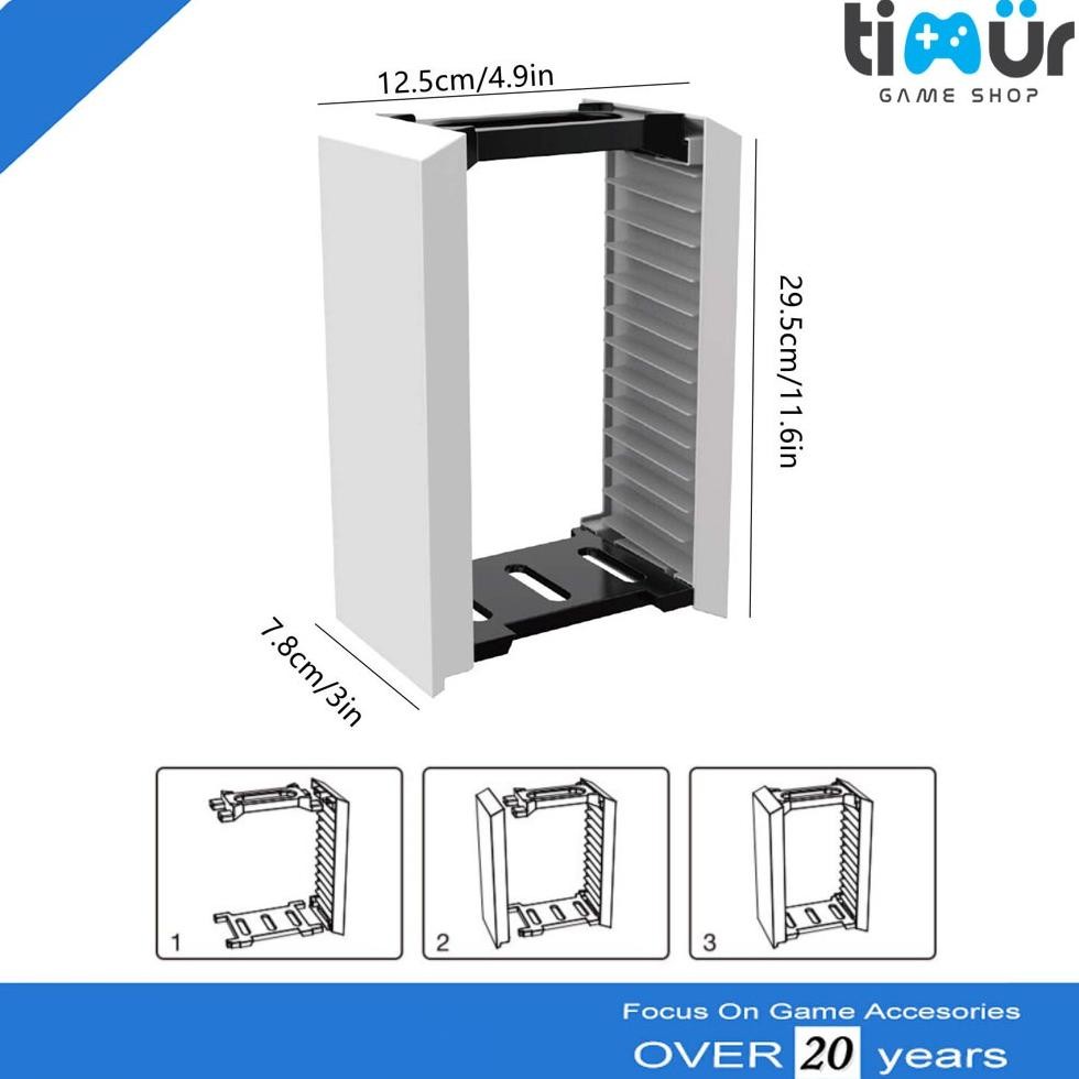 Jual Rak Storage Stand Tower Tempat Penyimpanan Disc Kaset Nintendo ...
