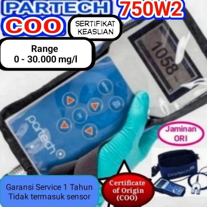 Jual Tersedia Partech TSS Meter 750W2 Range 0-30.000 MG/L | Shopee ...