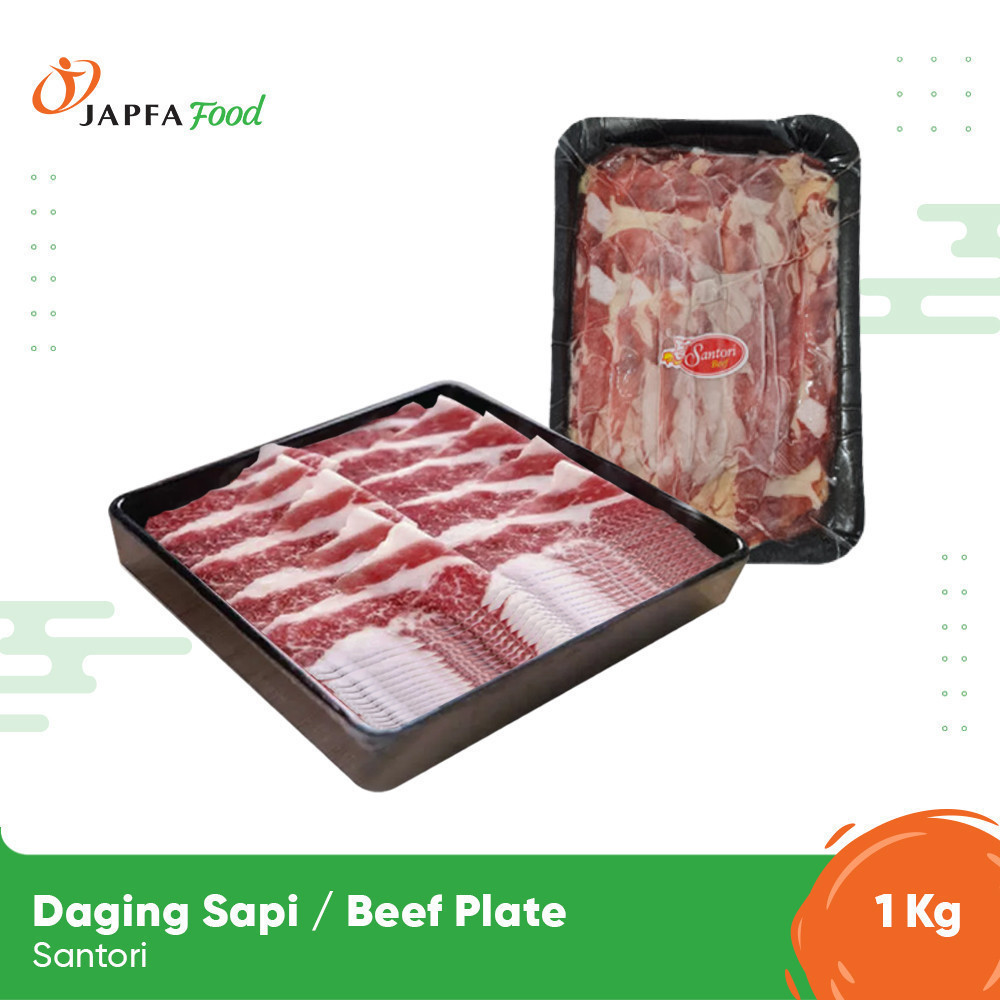 Jual Santori Daging Sapi Sliced / Beef Plate 1kg / 1000gr | Shopee ...