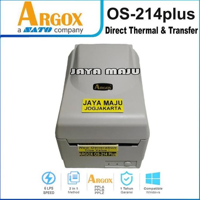 Jual Printer Label Bar Argox Os-214 Plus - Bar Printer Argox Os-214 New ...