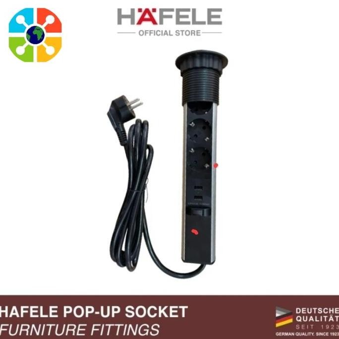 Jual Hafele Pop-Up Tower Socket - Colokan Listrik - 60 Mm | Shopee ...