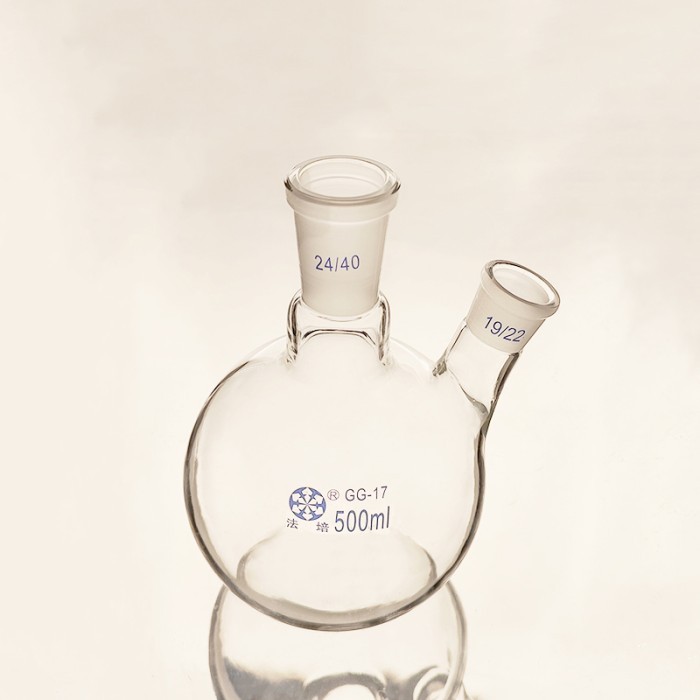 Jual TWO-NECKED FLASK OBLIQUE SHAPEWITH TWO NECKS STANDARD GROUND MOUTH ...
