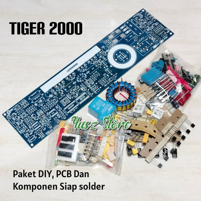Jual Paket Diy D2K Tiger 2000 Full Fitur 2K Halfbridge Pcb + Komponen ...