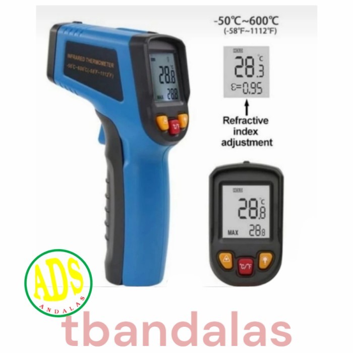 Jual HARGA DISC - thermometer infrared gun termometer laser tembak ...