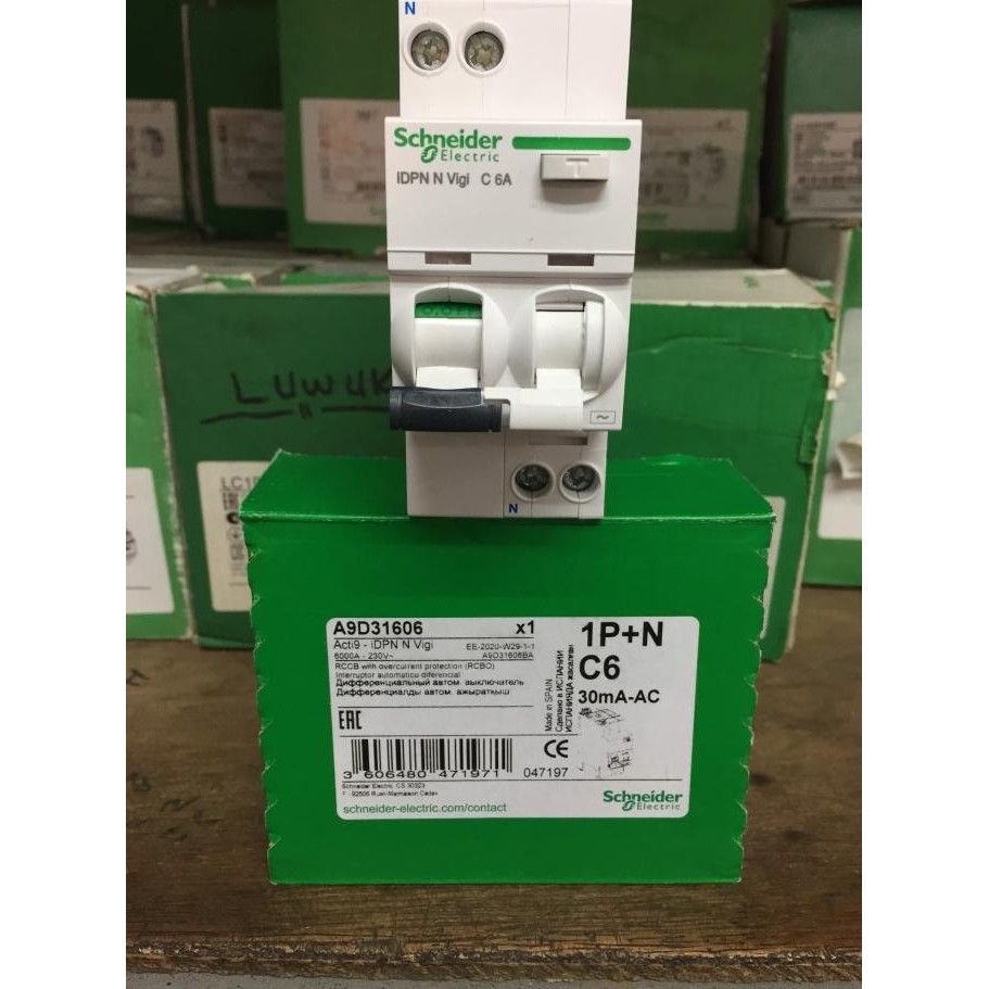 Jual Promo RCBO Schneider IDPN N VIGI 1P+N 6A-32A 30mA ELCB 1P+N COD ...