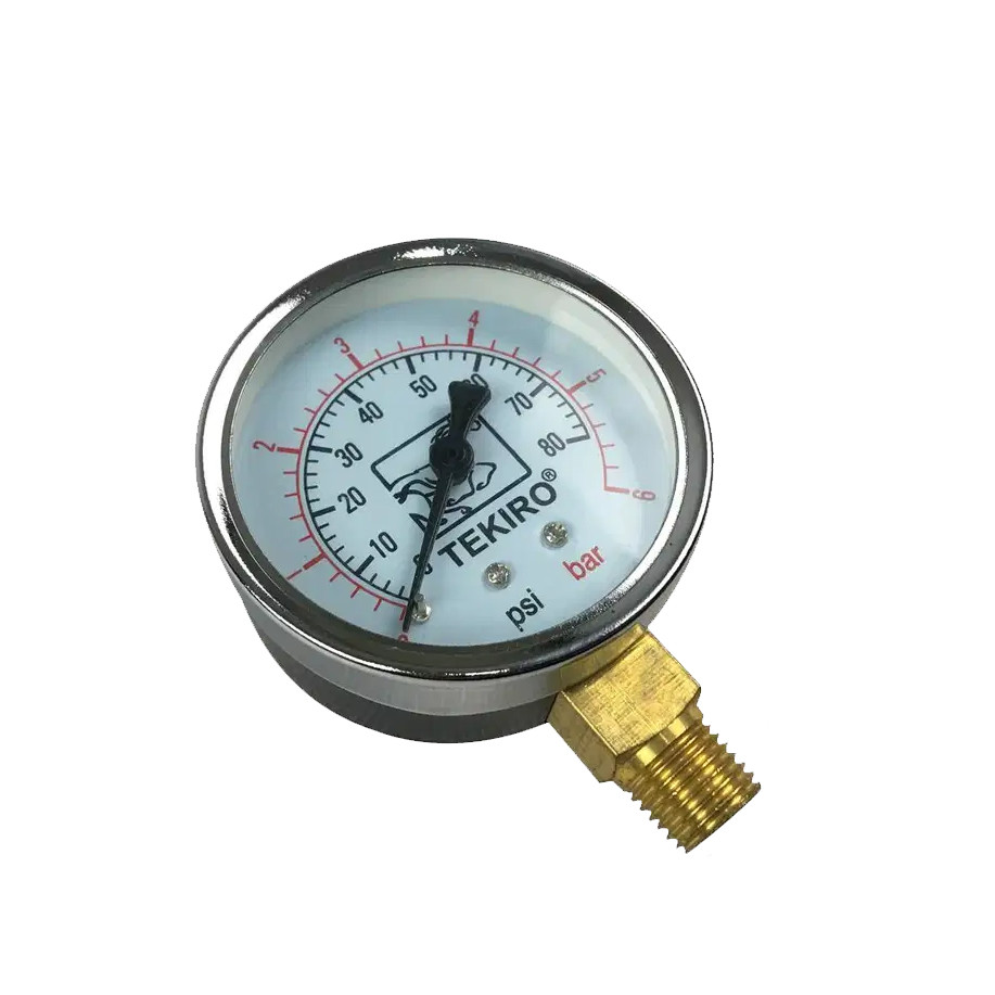 Jual PRESSURE GAUGE COMPRESSOR 6 BAR TEKIRO | Shopee Indonesia