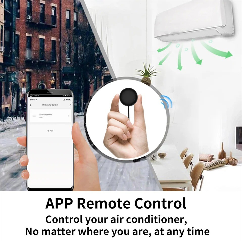 Jual Smart Universal IR Remote Control WiFi TV AC Mijia App | Shopee ...