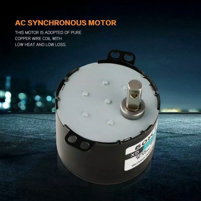 Jual TERBARU - 50KTYZ AC220V 50RPM Low Speed High Torque Synchronous ...