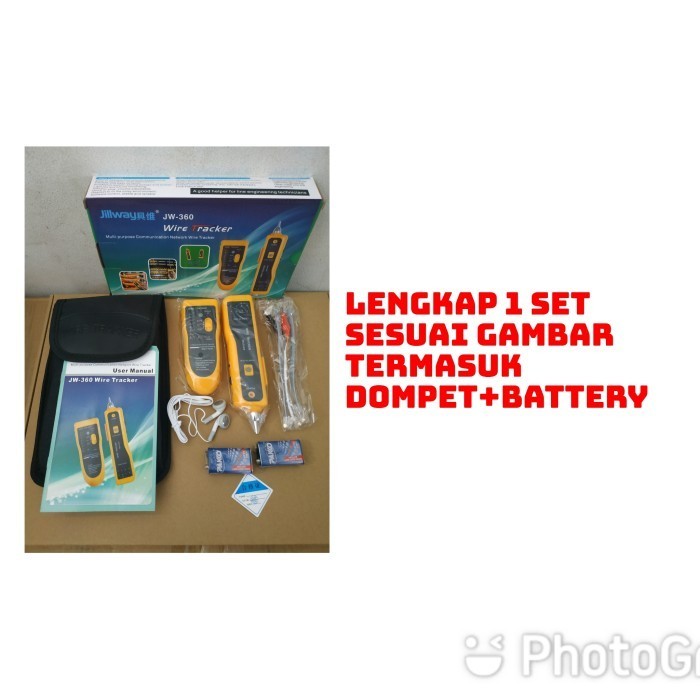 Jual Lan Tester Network Wire Tracker Line Finder Cable Track Scan Rj11 ...