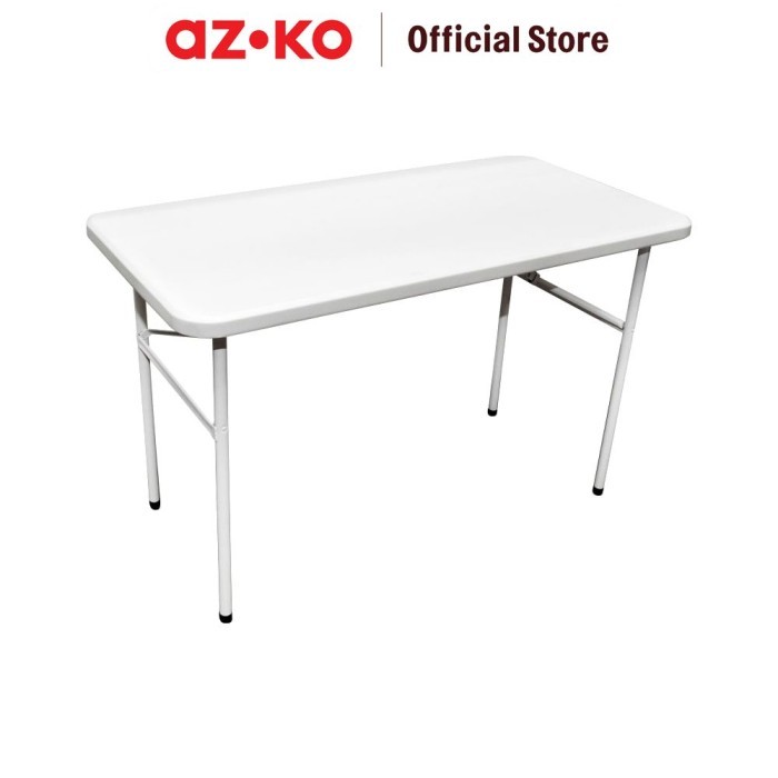 Jual AZKO Newstorm 122X62 Cm Molding Meja Taman Lipat 44Ft - Putih ...