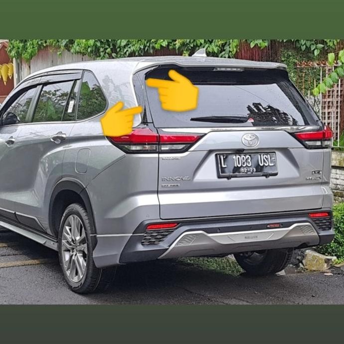 Jual Bodykit spoiler moulding quarter belakang innova zenix modelista ...