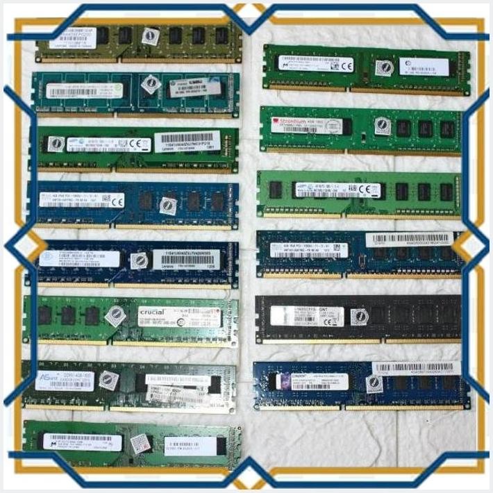 Jual [dad] ram ddr3 4 gb 4gb pc3 pc12800 1600 mhz samsung hynix elpida ...