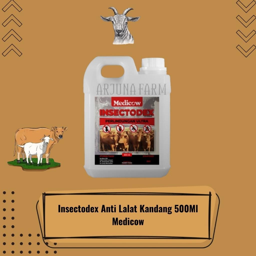 Jual Medicow Disenfektan Insectodex Perlindungan Sapi dari Serangga ...