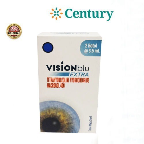 Jual VISION BLU EXTRA TETES MATA 2 BOTOL @3,5 ML / PENYEGAR MATA / MATA ...