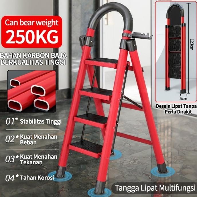 Jual Tangga Lipat Aluminium Multifungsi Tangga Step Rumah Portabel ...