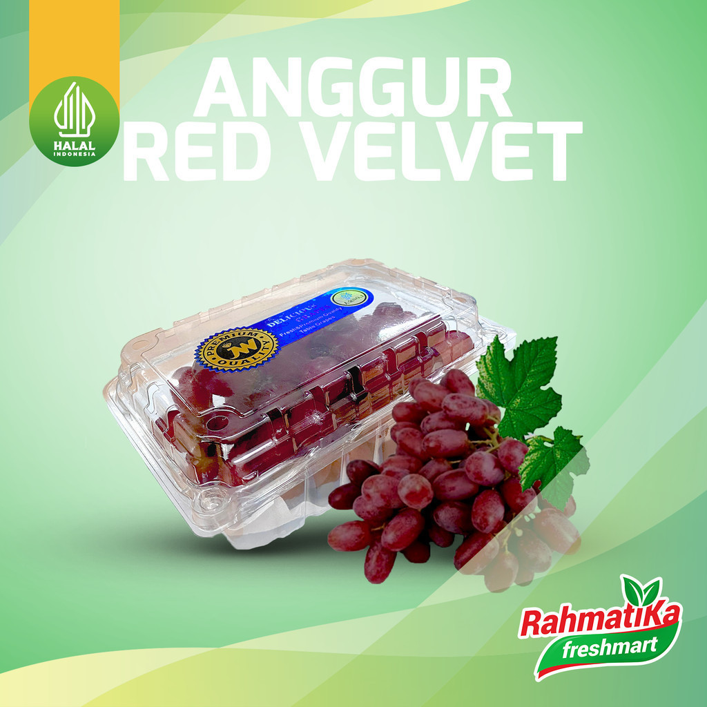 Jual Anggur Red Velvet Fresh 500 gr (1 Pack) | Shopee Indonesia