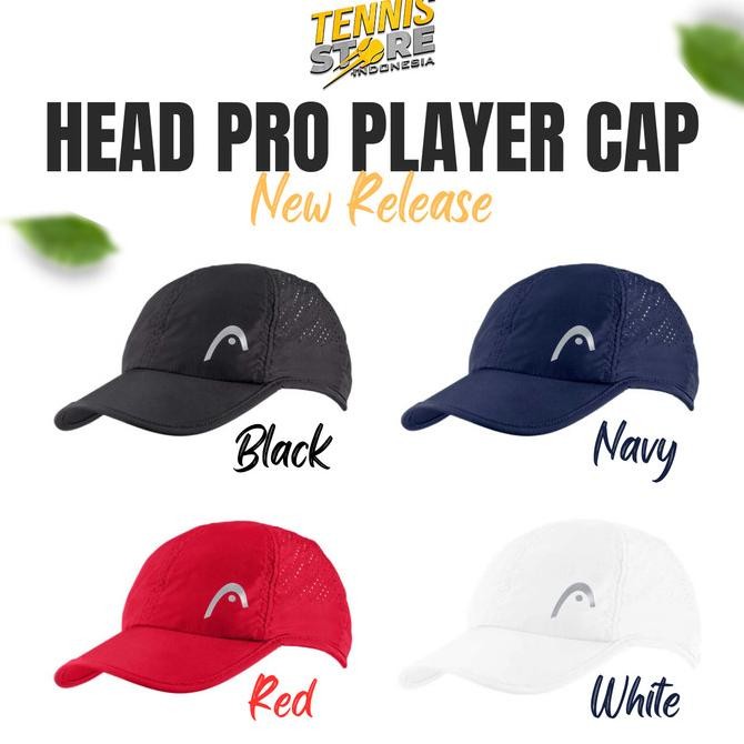 Jual Head Pro Player Tennis Cap Dri-Fit / Topi Tenis Head Co | Shopee ...