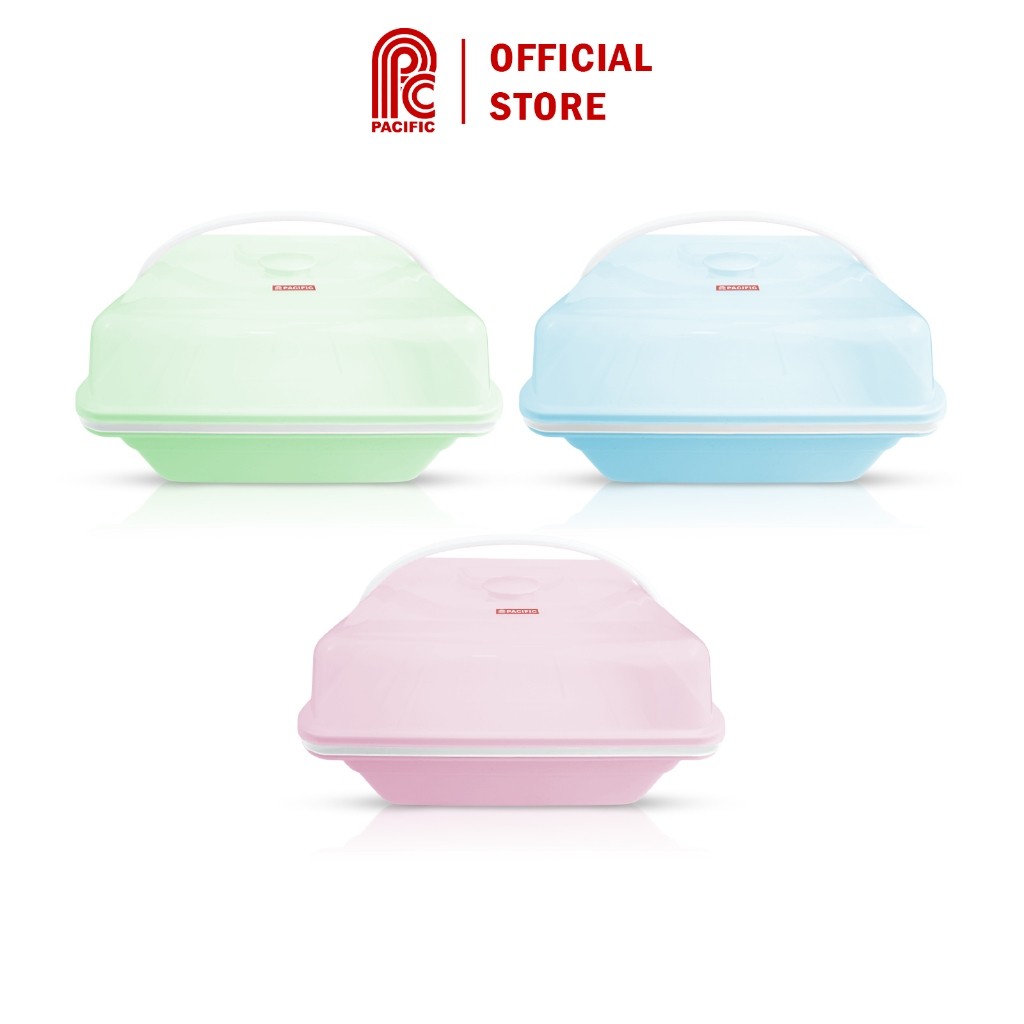 Jual PACIFIC Rantang Fitri Segi Plastik 2 Susun Tempat Makan Food ...