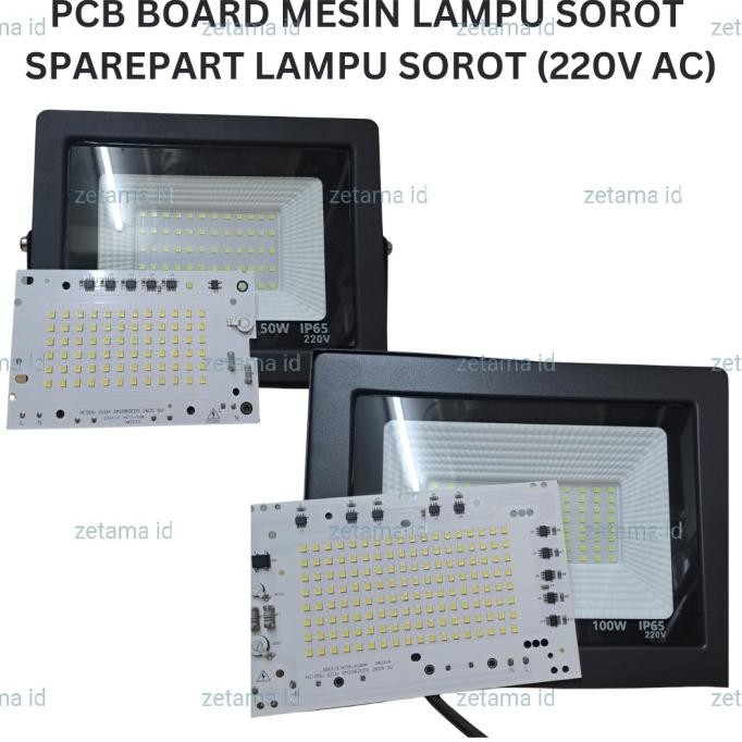 Jual Modul LED Lampu Sorot Pcb Board Mesin Lampu Sorot Refill 220V AC ...