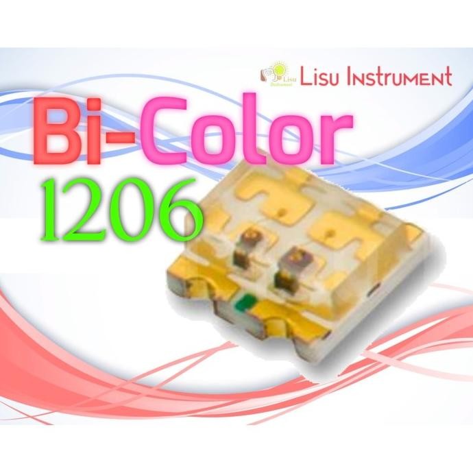 Jual Update (10) Bi-Color LED 1206 Double colors LEDs lisu992 ...