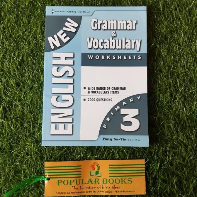 Jual Bisa Grab! Primary New English Grammar & Vocabulary Worksheets ...