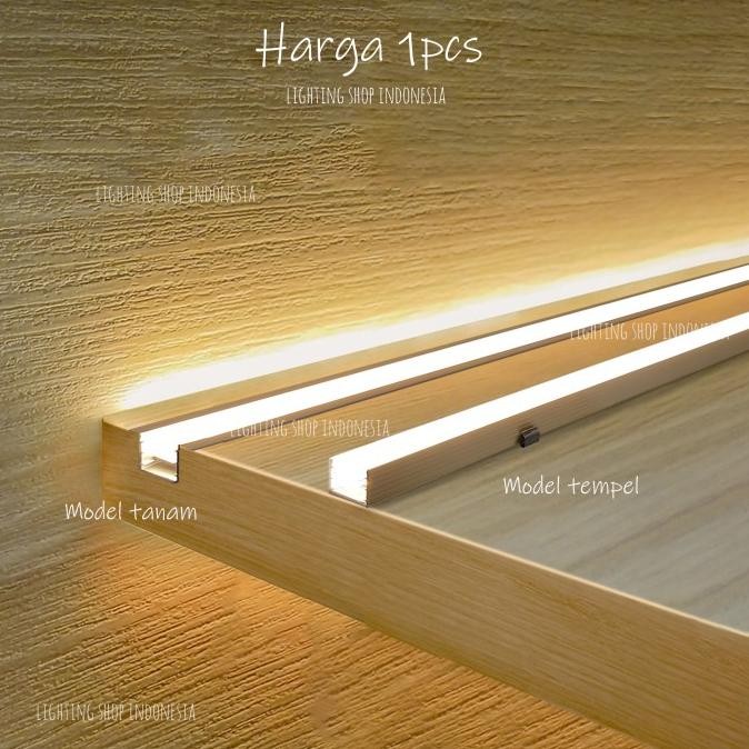 Jual Best Kap Lampu Housing 1Meter Rumah Strip Lampu Dinding Plafon ...