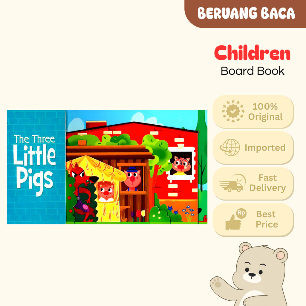 Jual THE THREE LITTLE PIGS (LAYERED TABS) | Shopee Indonesia