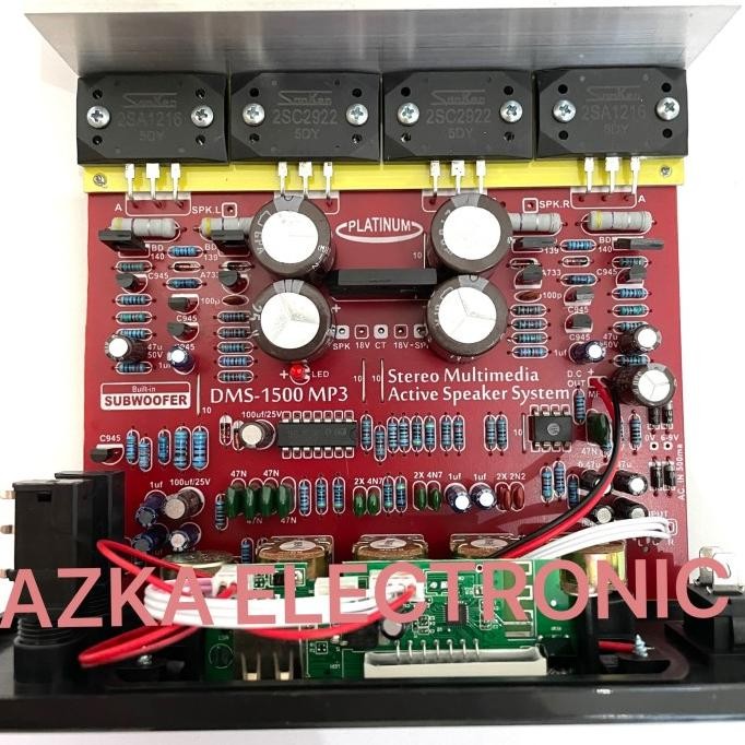 Jual Kit Power Amplifier Speaker Aktif Plus Bluetooth Dms 1500 Original ...
