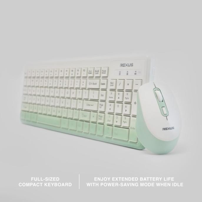 Jual Rexus Keyboard Mouse Wireless Km10 Combo New Stok | Shopee Indonesia