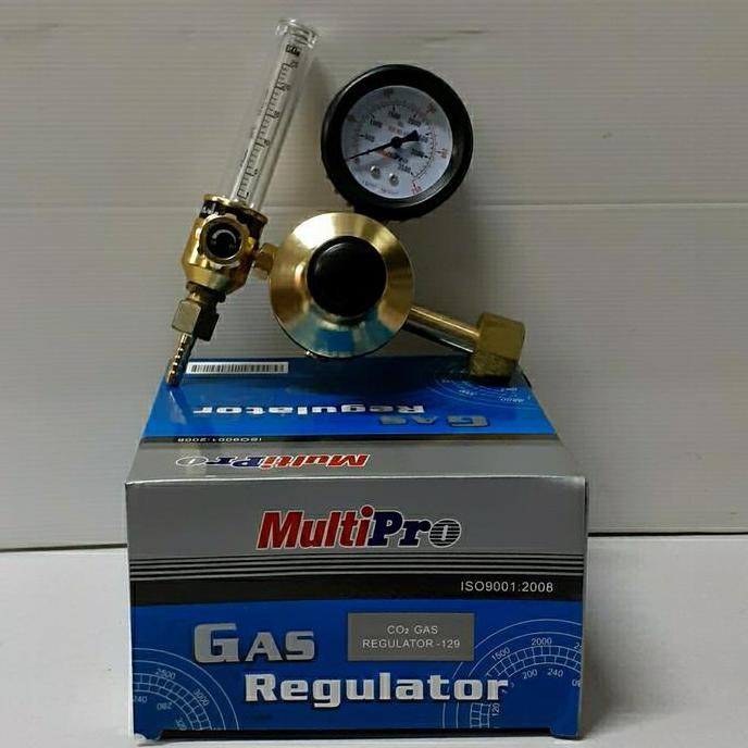 Jual Multipro Regulator Las Co2 + Flow Meter Multipro 129 New Stok ...