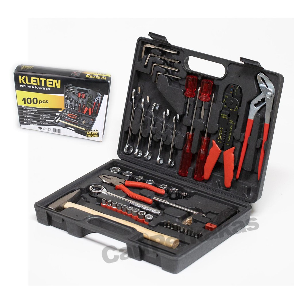 Jual Tool Kit Set 100 Pcs - Toolkit Set - Tools Kit Koper Lengkap ...