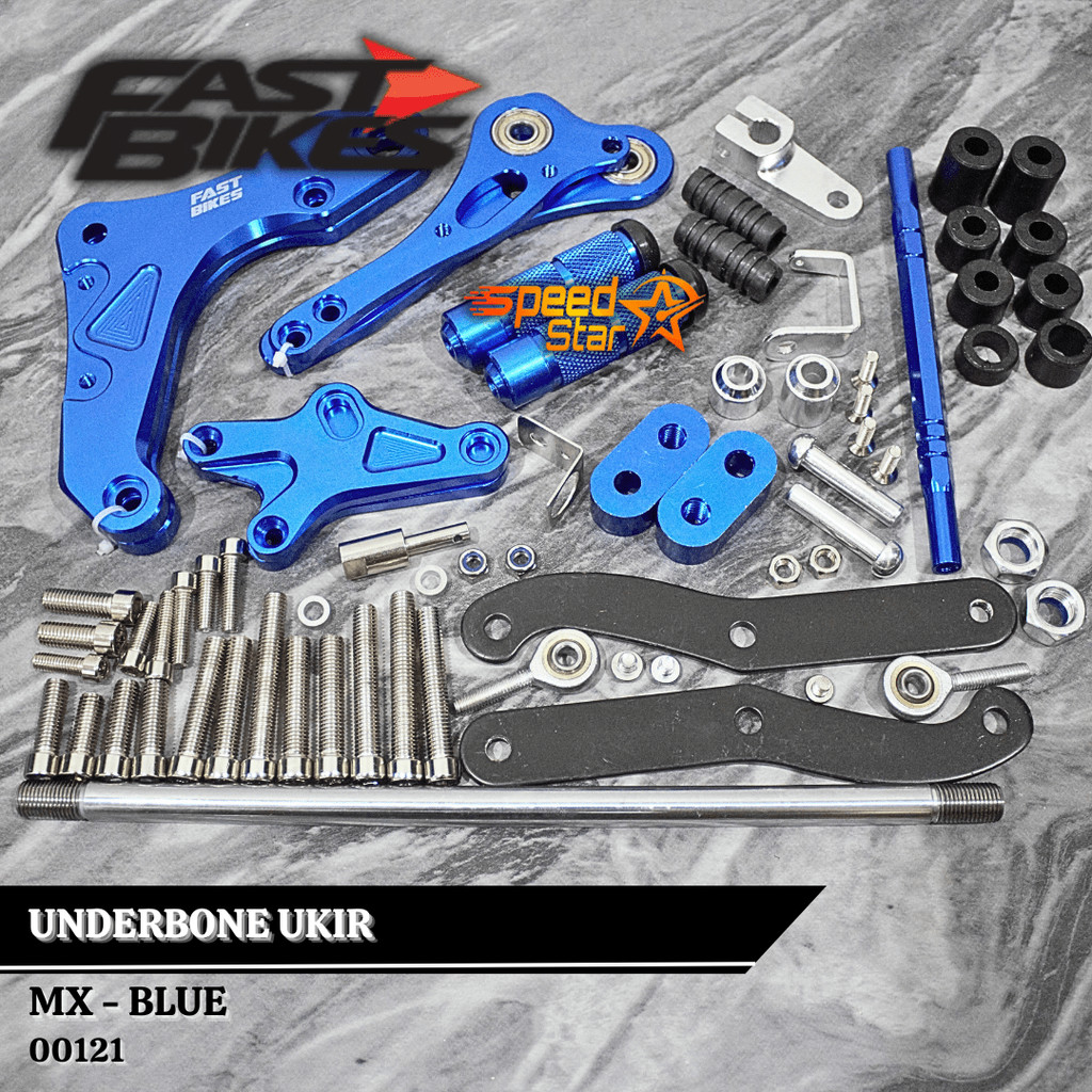 Jual Underbone Underbon Step Full Cnc Black MX New MX King Original ...