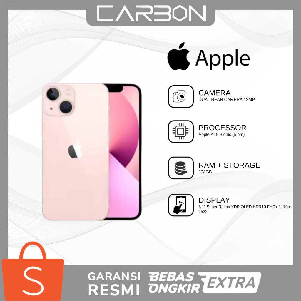 Jual iP 13 128GB Garansi Resmi Midnight Black | Shopee Indonesia