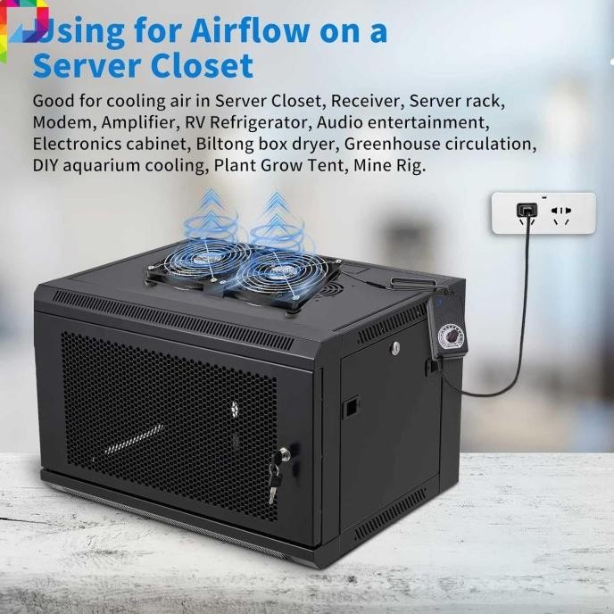 Jual Alat Pendingin Kipas Rak Rack Server Komputer Audio Cooling ...