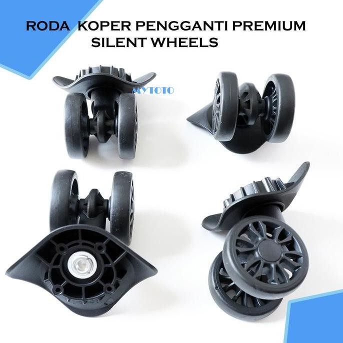 Jual RODA KOPER DOUBLE WHEELS KUALITAS PREMIUM | 1 SET 4 PCS | 360 ...