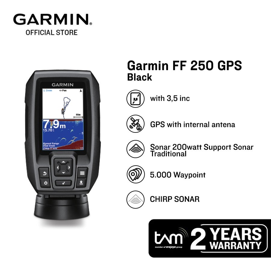 Jual Garmin FF 250 GPS - Black | Shopee Indonesia