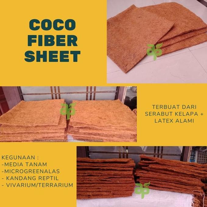 Jual Coco Sheet Lembaran Sabut Kelapa Cocosheet Untuk Microgreens ...