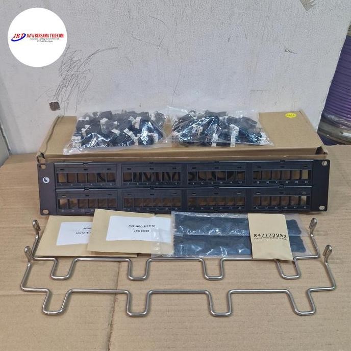 Jual Patch Panel 48Port Cat.6 Loaded/Komplit Modular Commscope Original ...