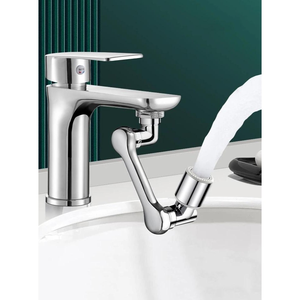 Jual Metal Universal Rotation Extender Faucet Aerator Splash Filter ...