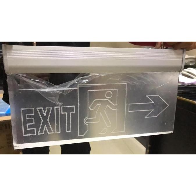 Jual Lampu Emergency Exit Led Transparan | Shopee Indonesia