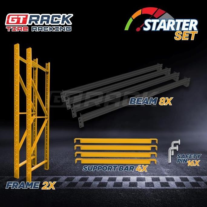 Jual RAK BAN MOBIL GT RACK TR500 TIRE RACKING DISPLAY RODA SUSUN 4 ...