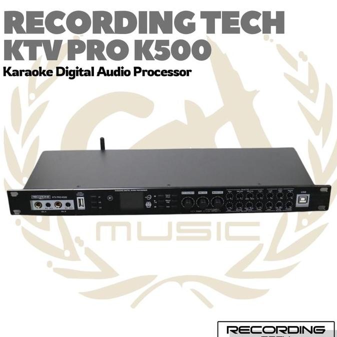 Jual Recording Tech Ktv Pro K500 Karaoke Digital Audio Processor ...