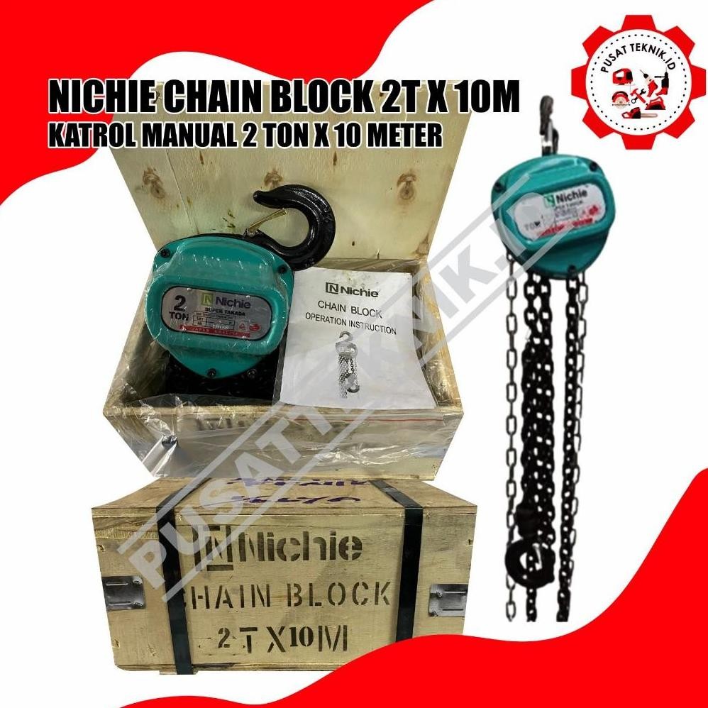 Jual NEW KATROL CHAIN BLOCK HSC NICHIE TAKAL KATROL MANUAL ANGKAT ...