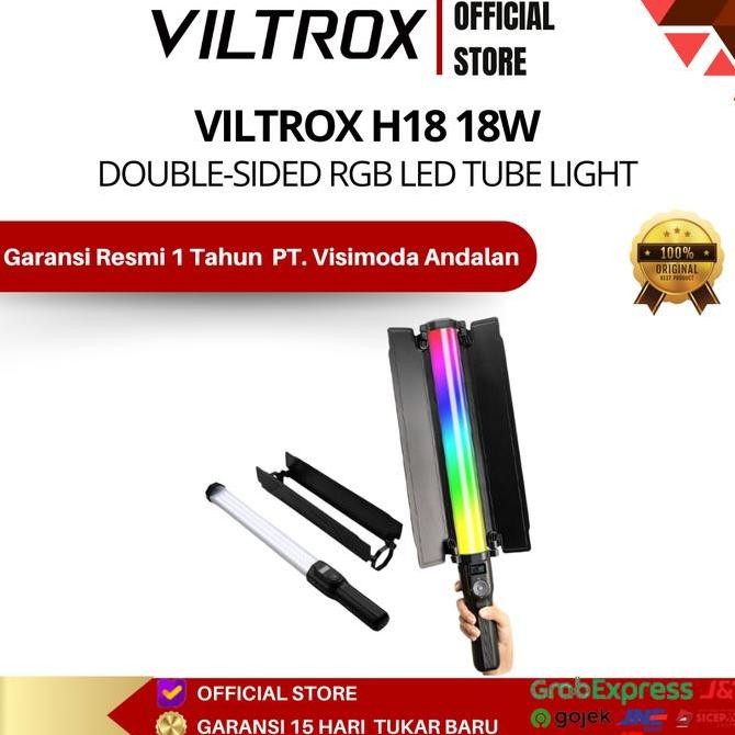 Jual Lighting Viltrox H18 Double-Sided Rgb Led Tube Light | Shopee ...